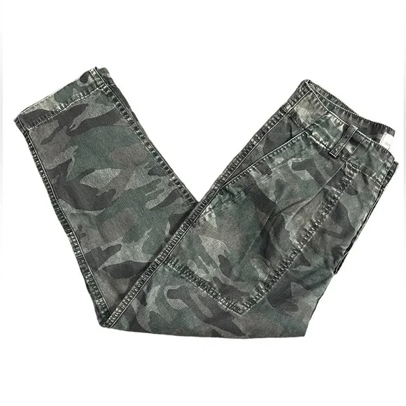 SUNDRY Women’s Camouflage Pocket Pant - Mineral Wash Charcoal - Size 29 - Picture 2 of 11